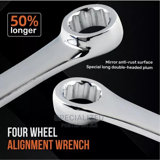 Extra-Long Double End Ring Spanner Set - Metric, - thumbnail 3