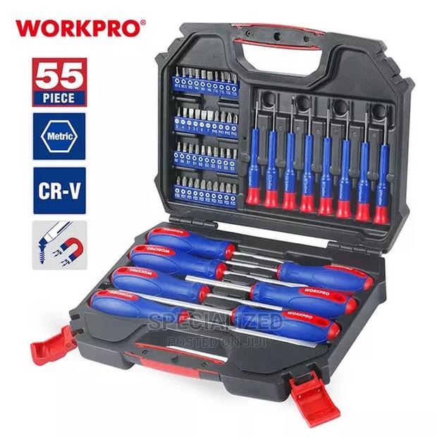 55 Piece Screwdriver and Bits Tool Set - thumbnail 2