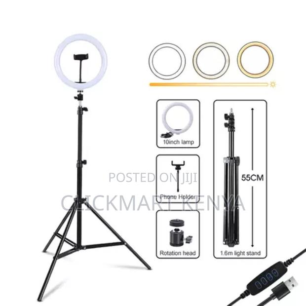 12 Inch Ring Light With 2.1m Tripod Stand