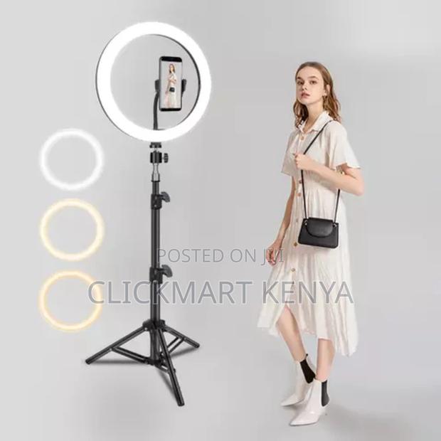 12 Inch Ring Light With 2.1m Tripod Stand - thumbnail 2