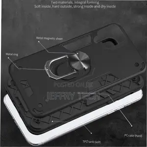 Samsung Galaxy A12 5G Case Ring Kickstand Holder Grip Built-