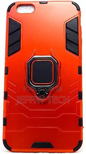 Back Cover With Metal Ring for iPhone 6 Plus ,Red