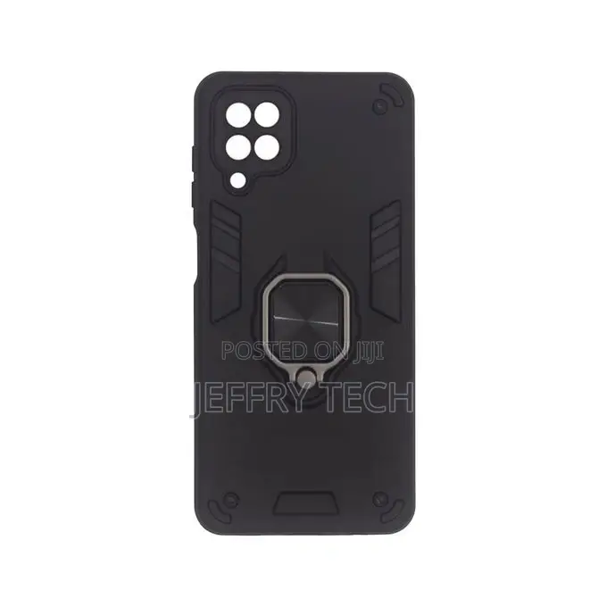 Cover Iron Shockproof With Metal Ring for Samsung Galaxy A12