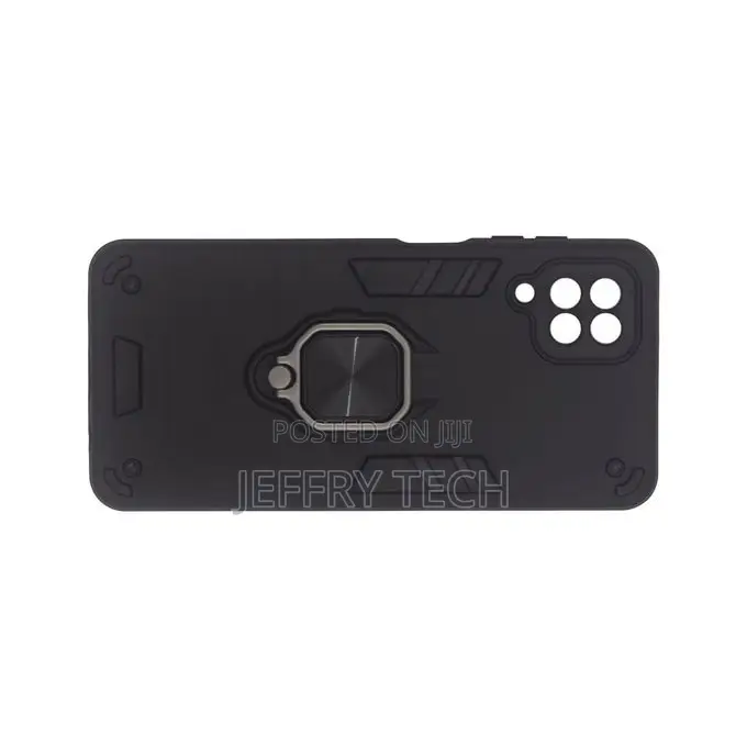 Cover Iron Shockproof With Metal Ring for Samsung Galaxy A12