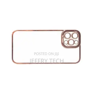 Transparent Cover With Colorful Frame for iPhone 12 Pro Max
