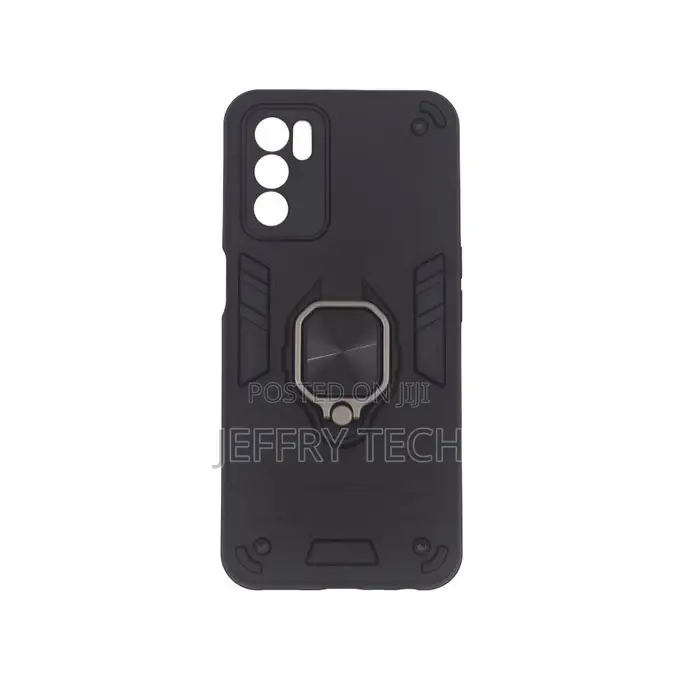 Cover Iron Man Shockproof With Metal Ring for Oppo A16