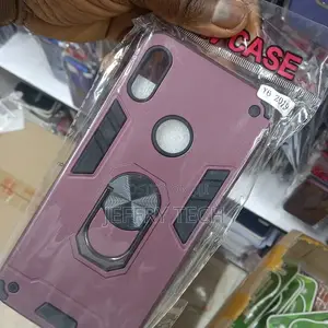 Cover Iron Shockproof With Metal Ring Huawei Y6 Prime 2019