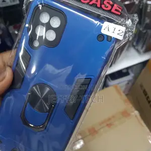 Amsung Galaxy A12 Case, Ring Holder Resilient TPU Case Cover