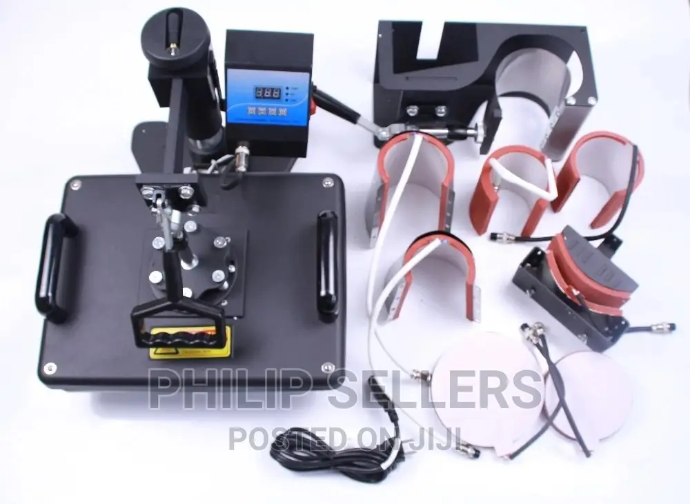 8 in 1 Combo Heat Press Machine Cup Magic Mug T-Shirt Printi