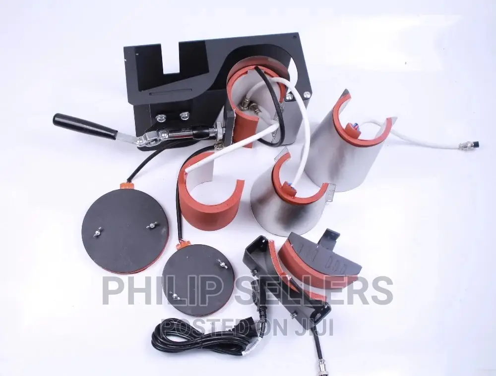 8 in 1 Combo Heat Press Machine Cup Magic Mug T-Shirt Printi