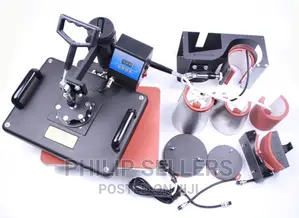 8 in 1 Combo Heat Press Machine Cup Magic Mug T-Shirt Printi