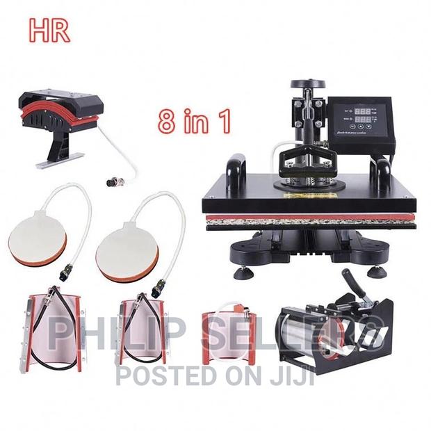Sublimation Combo Transfer Printing 8 IN 1 Multi-Function He - thumbnail 3