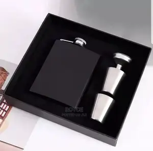 Whiskey Hip Flask With 2 Tot Glasses -200ml