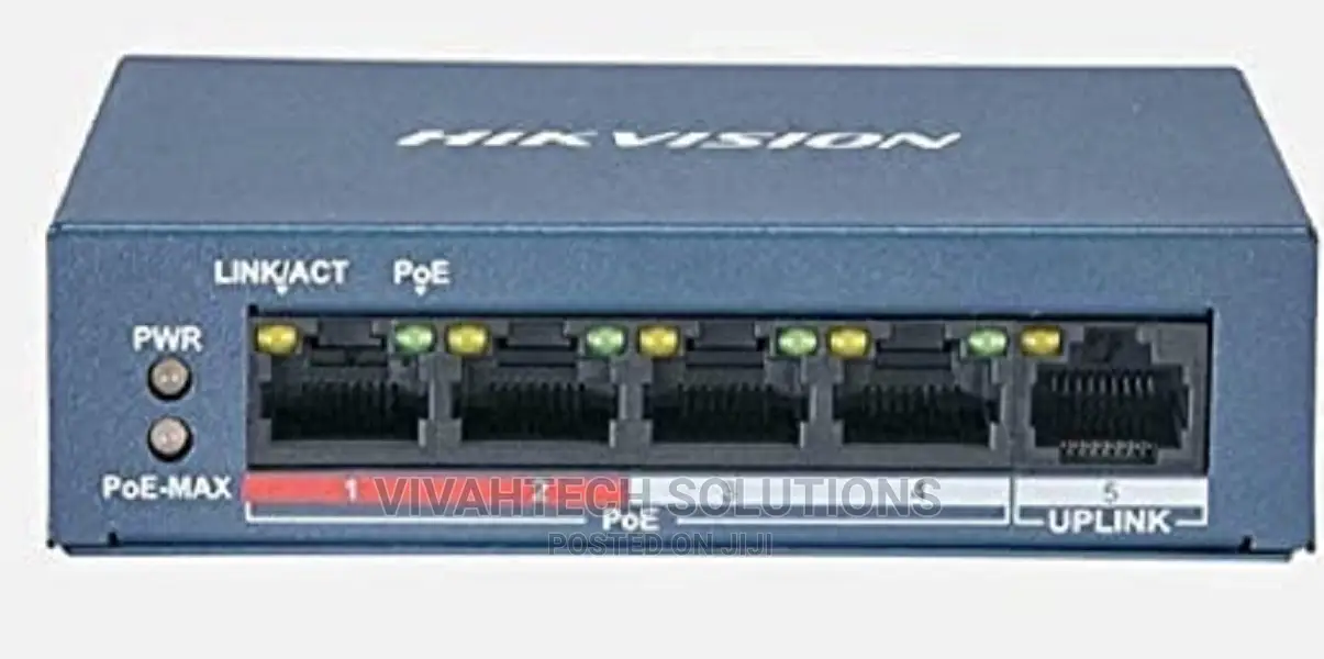 Hikvision 5 Port POE Switch DS-3E0105P-E/M