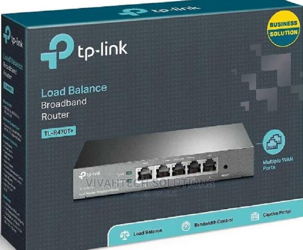 Tl-R470t+Desktop Load Balance Broadband Router - main view