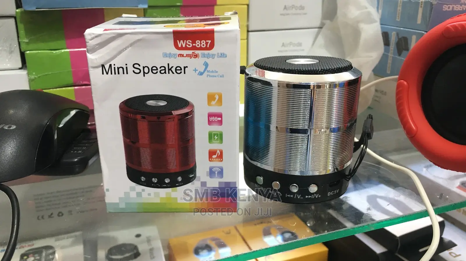 Mini Bluetooth Speaker WS887 Sd Card Flashdisk Fm