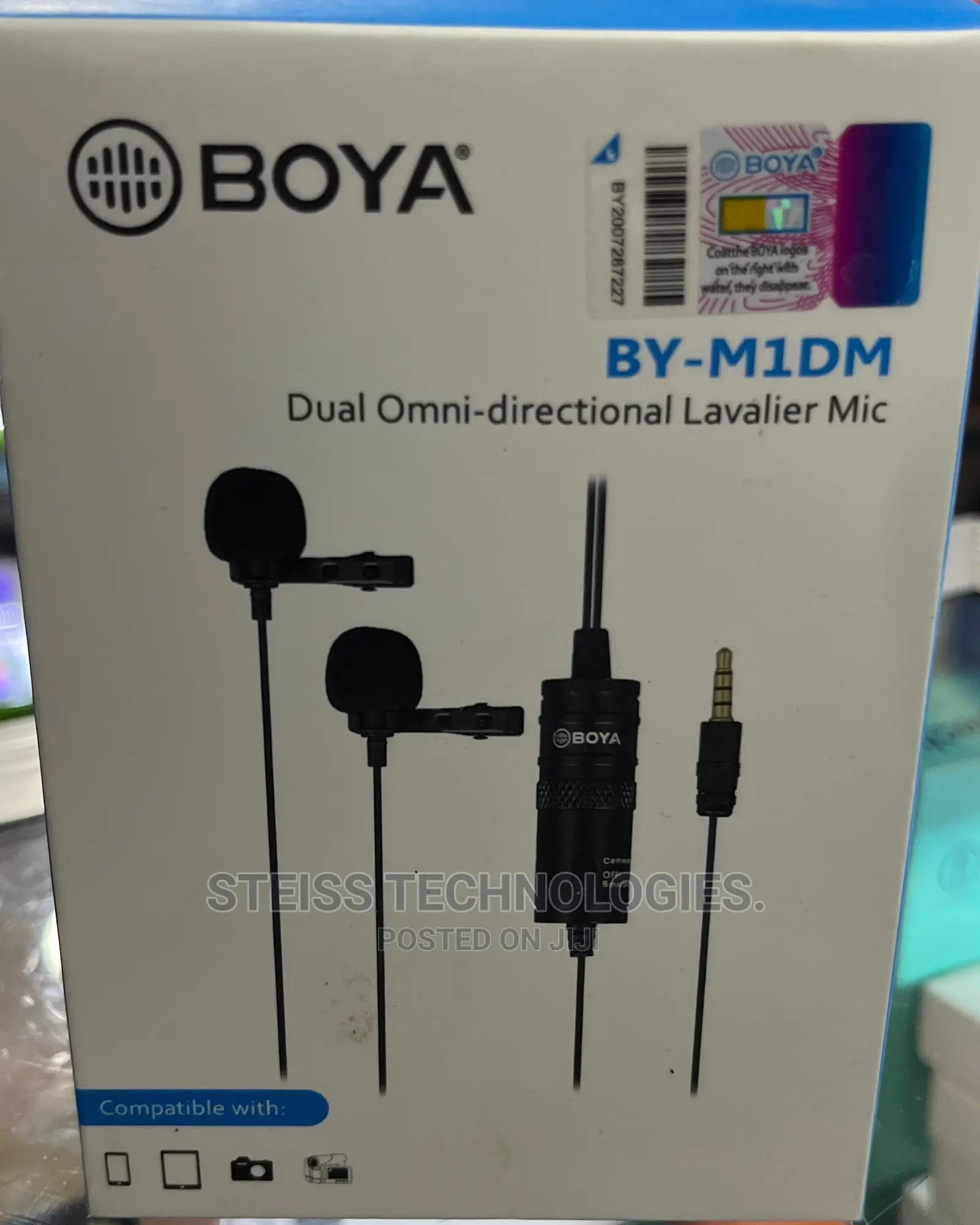 Dual Omni Directional Lavalier Mic.