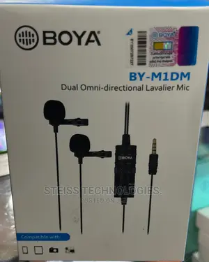 Dual Omni Directional Lavalier Mic.