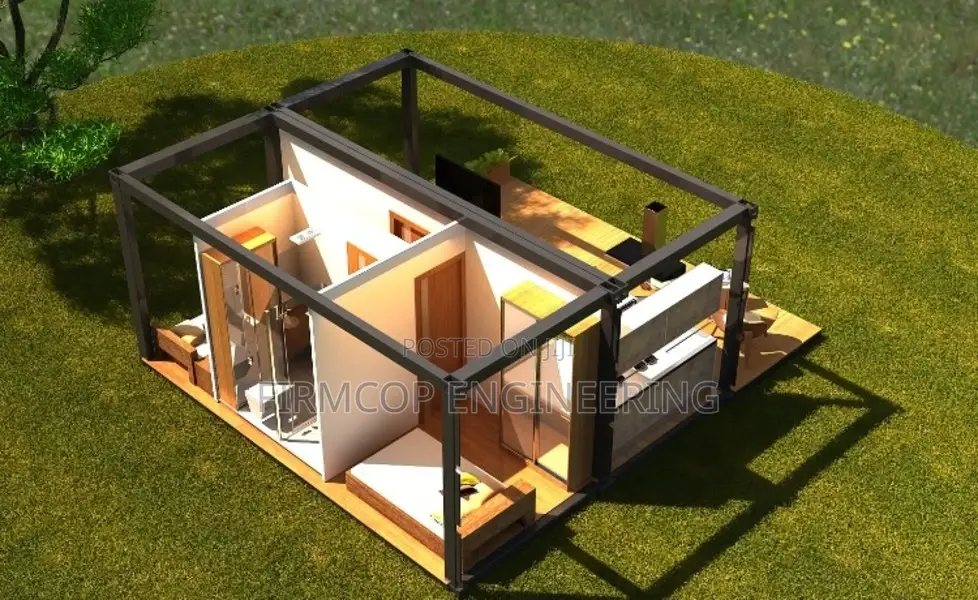 20ft 2 Bedroom Containers Studio