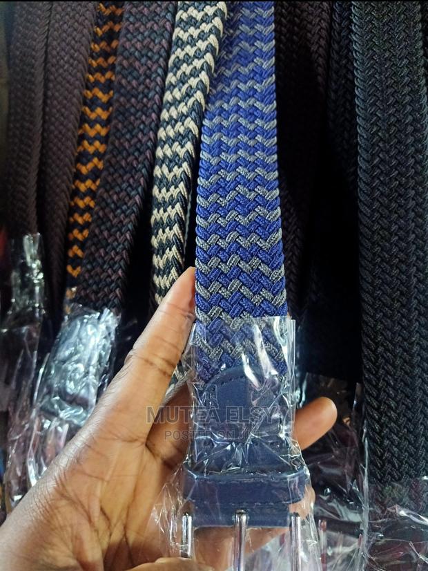 Gold Royalblue Casual Belts - main view