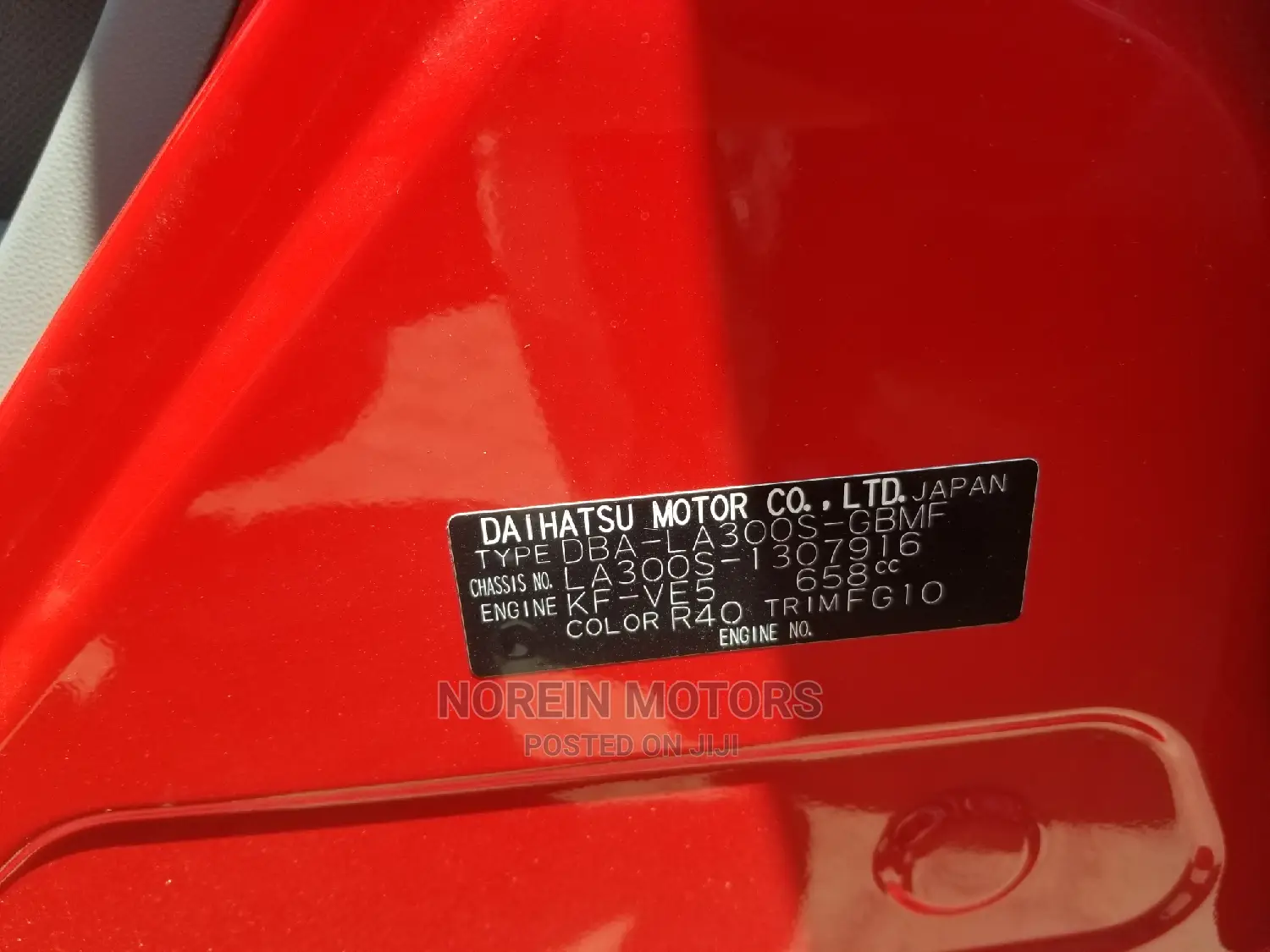 Daihatsu Mira 2015 Red