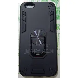 Black Kickstand Ring Case for Apple iPhone 8 Plus I-Phone 8+
