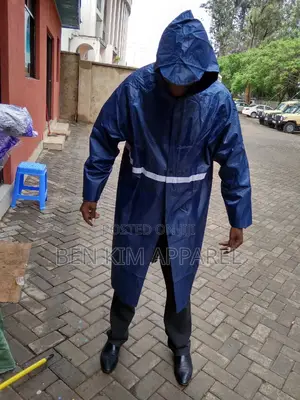 Raincoats With Carrier Bag Reflector Band and Inner Padding.