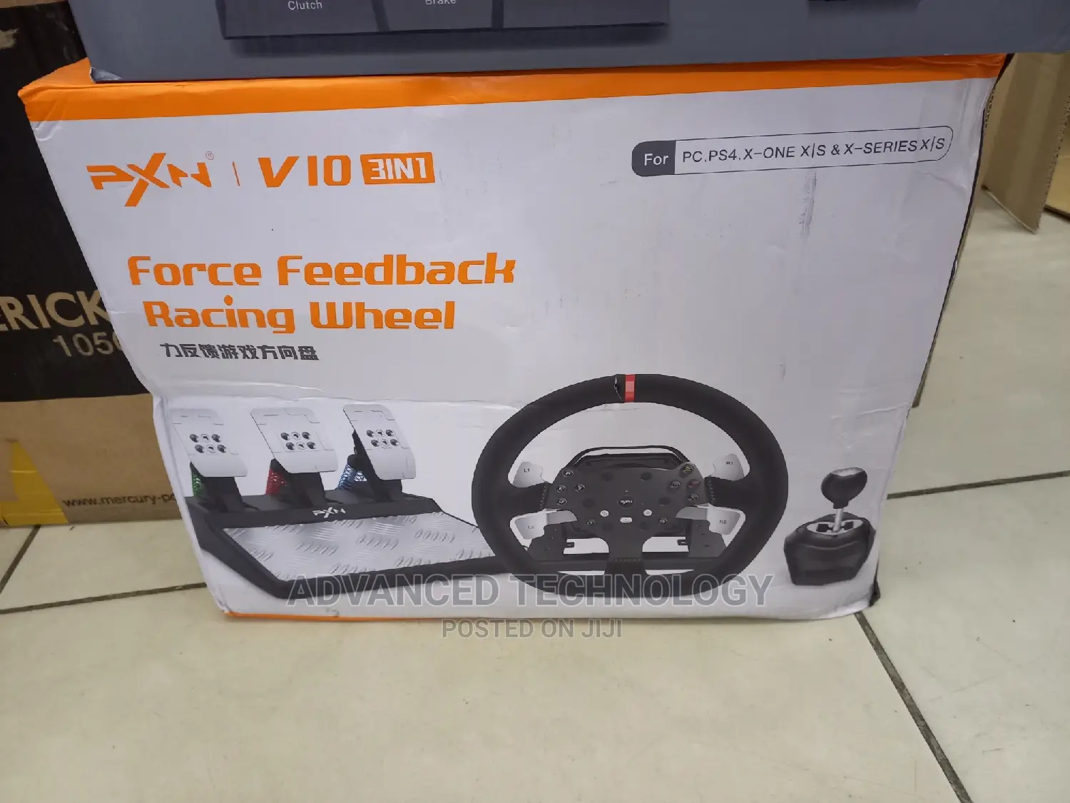 PXN 3in1 V10 Racing Wheel 900degree