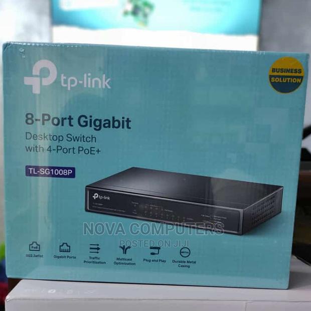 Tp-Link 8 Port Gigabit Desktop Switch With 4 Port Poe+