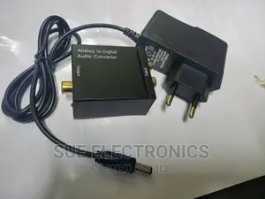 Analog to Digital Audio Converter for AUX RCA to Optical