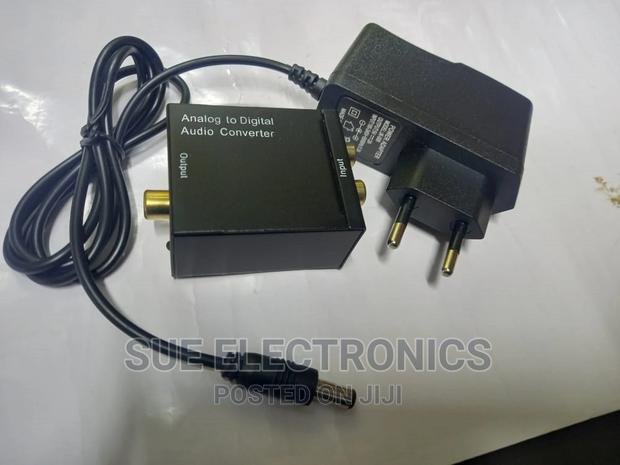 Analog to Digital Audio Converter for AUX RCA to Optical