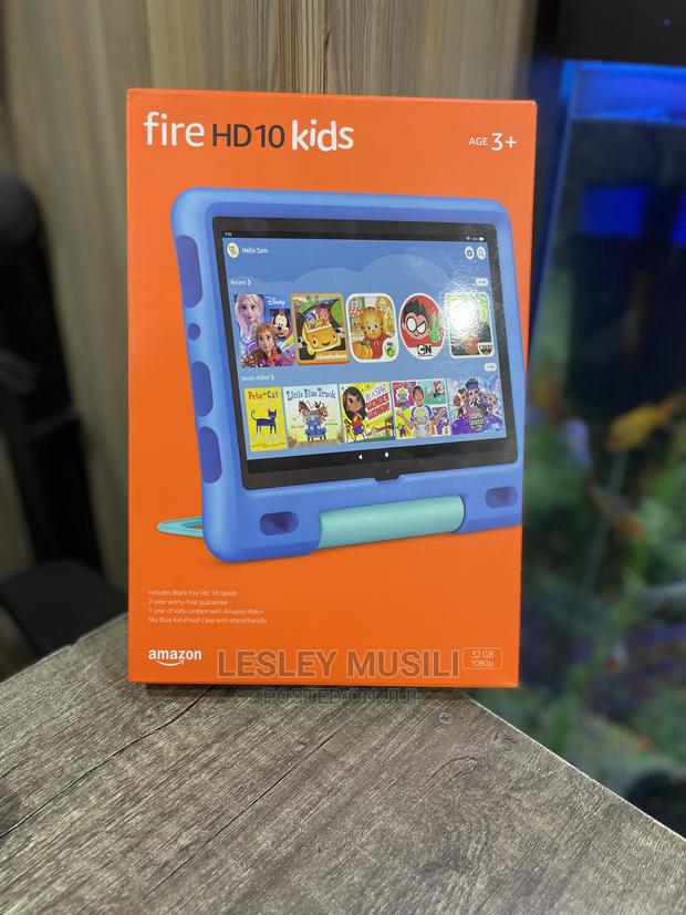 New Amazon Fire HD 10 Kids Edition 2021 32 GB Blue - main view