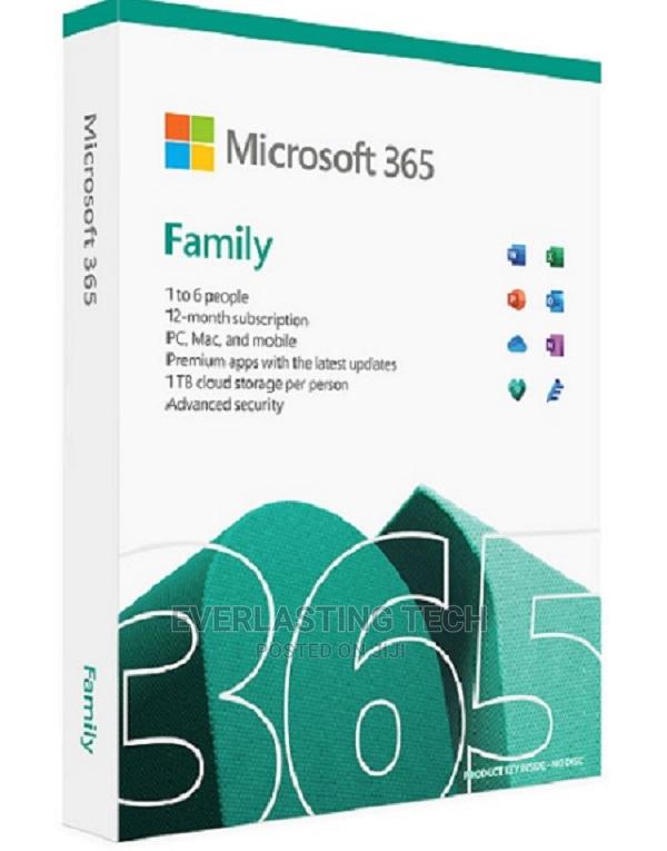 Microsoft Office 365 Family - 1 Year Media Less 6 Users - main view