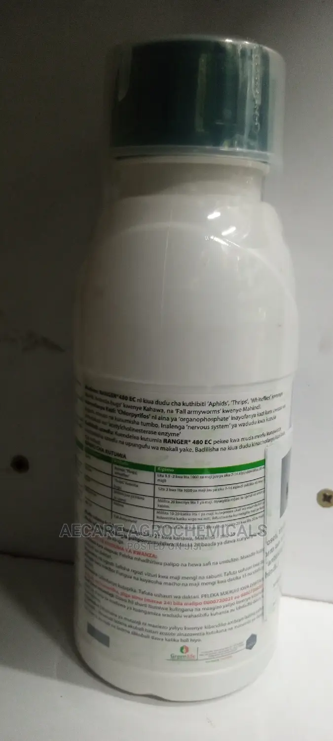 Ranger Insecticide 480ec 500 Ml