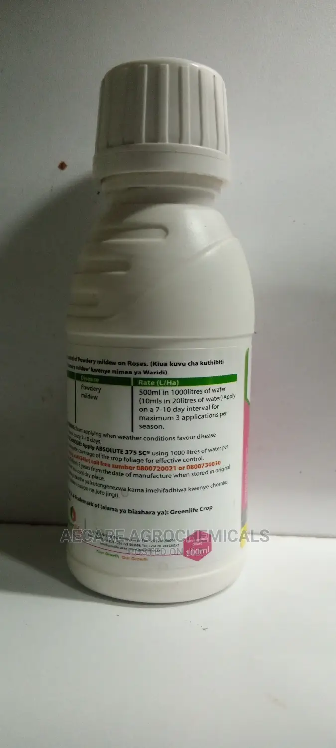 Absolute 375sc Fungicide 50ml,100ml,250ml, 1litre