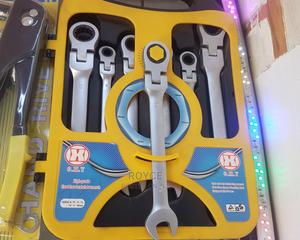 7pcs Flexible Ratchet Combination Spanner Set - thumbnail 2