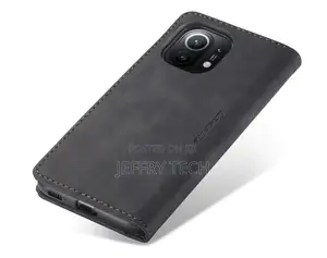 Caseme Xiaomi Mi 11 Retro Flip Leather Wallet Case Black