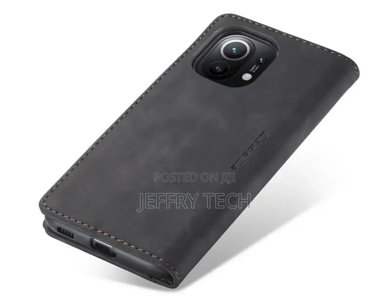 Caseme Xiaomi Mi 11 Retro Flip Leather Wallet Case Black