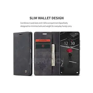 Caseme Flip Leather Wallet Case for Reno 7 4G