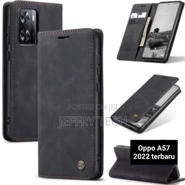 Case Oppo A57 2022 Flip Caseme Original Wallet Leather Cover