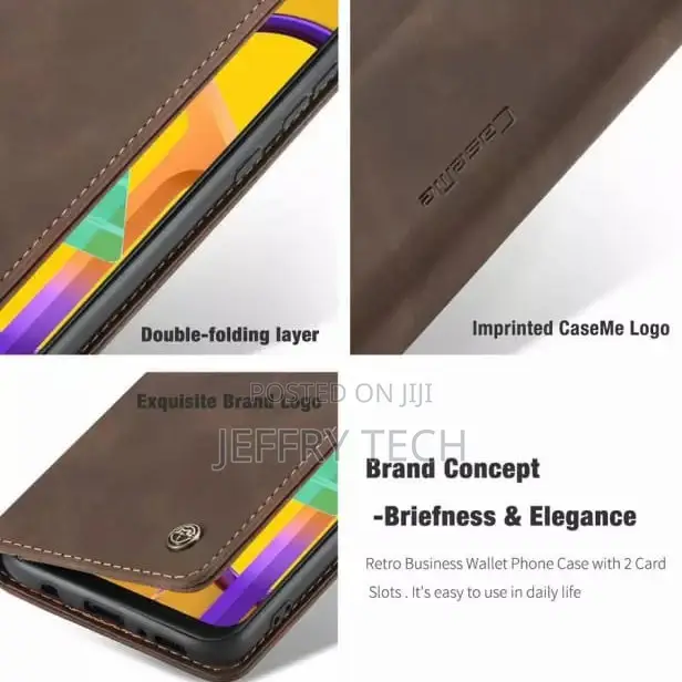 Oppo A96 Flip Wallet Caseme Leather Case Cover