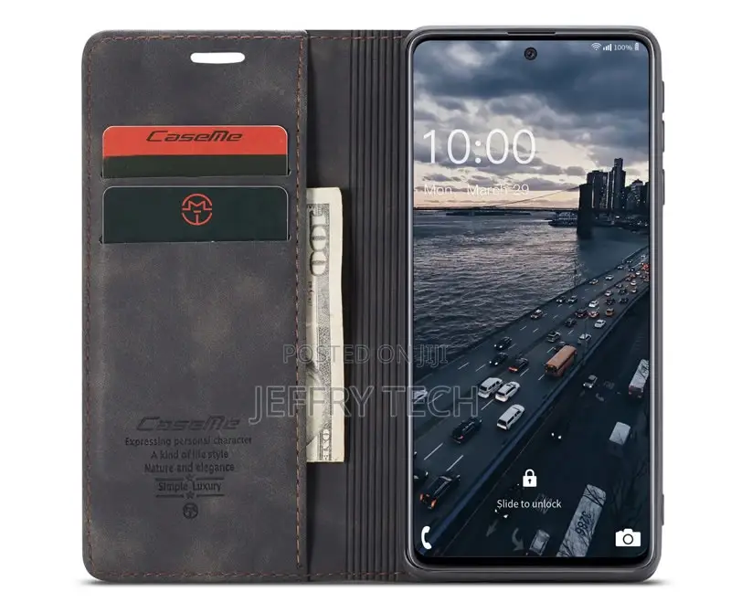 Caseme Samsung Galaxy A33 5G Retro Flip Leather Wallet Case