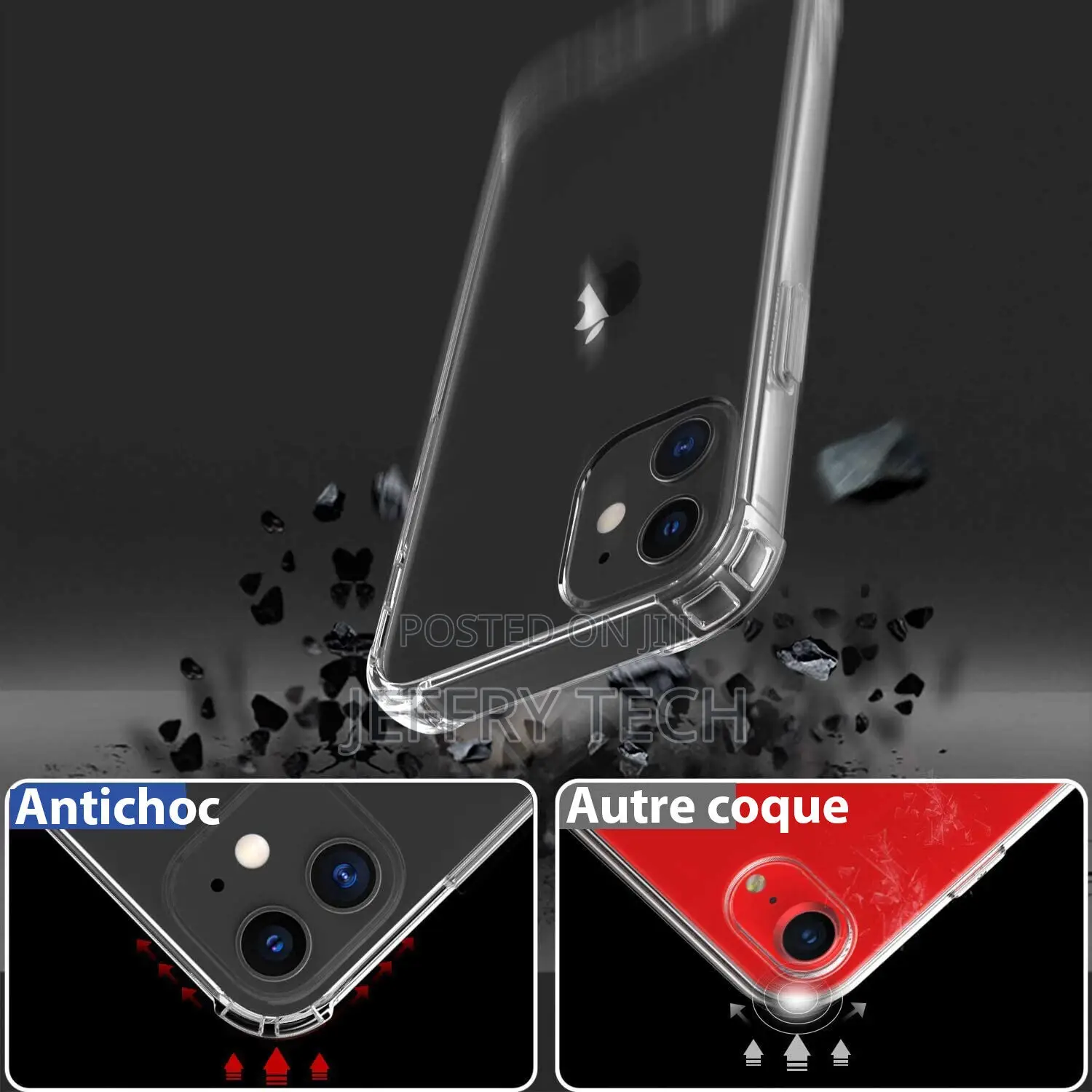 Case for iPhone 12 Pro Max Shockproof Silicone Cover