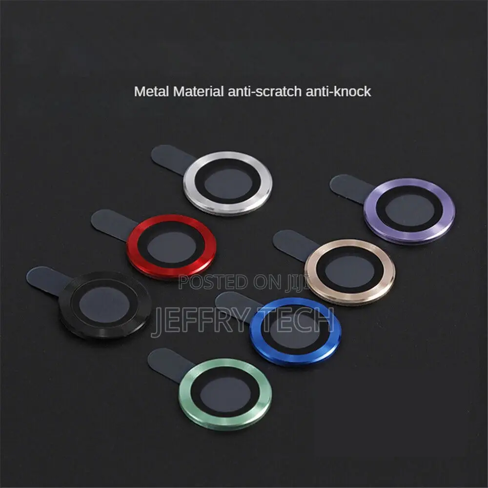Camera Metal Ring Tempered Glass Lens Protector13pro