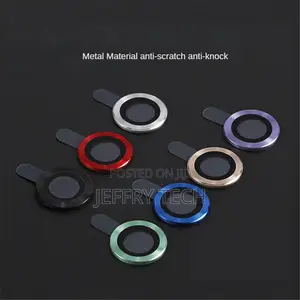 Camera Metal Ring Tempered Glass Lens Protector13pro