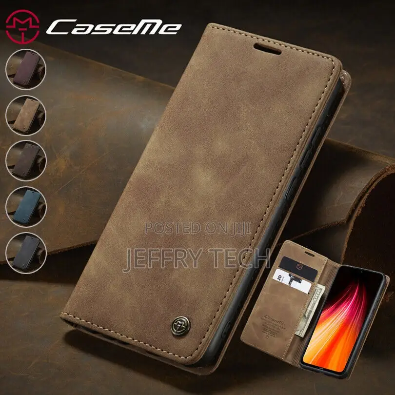 Xiaomi Redmi Note 11s 10s 9s 8 Pro Leather Wallet Case Magne