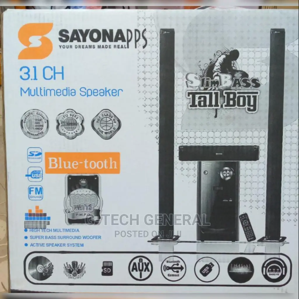 Sayona Woofer With Two Tall Boys
