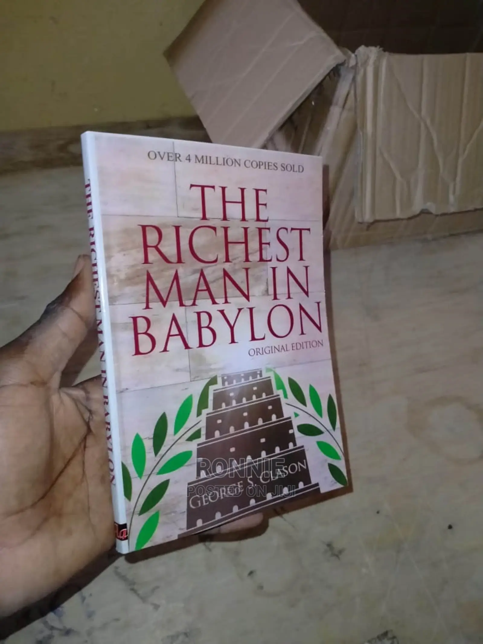 The Richest Man in Babylon Book by George S Clason
