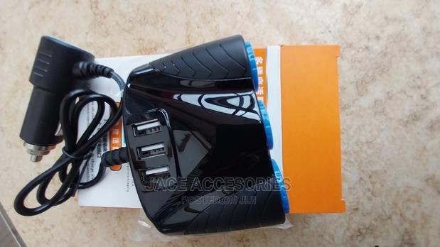 Car Adapter Spliter 120w 3 Way - thumbnail 4