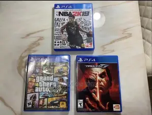 Used Pas4 Games, Mk, Gtav All Games